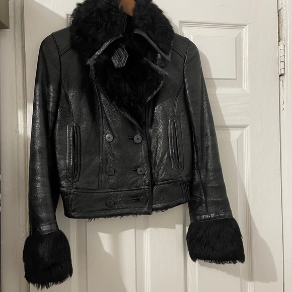 Patrizia Pepe Italian shearling - Picture 1 of 7